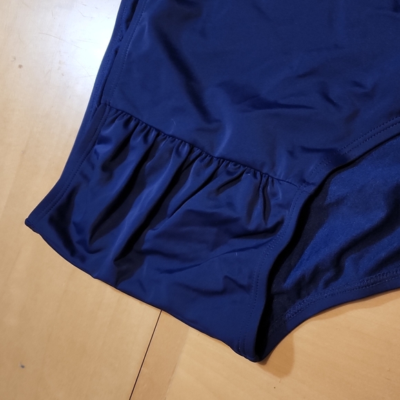 NWT, High Waisted, Dark Navy Bikini Bottom, XL - Picture 2 of 3